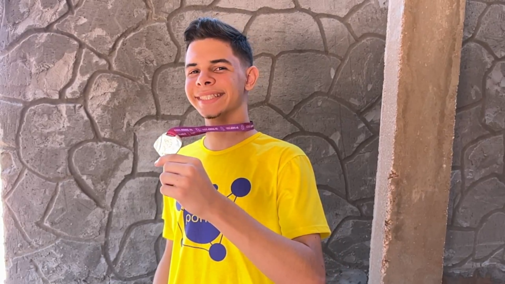 Leví do Nascimento, de Açailândia/MA, foi 3 vezes medalhista da OBMEP